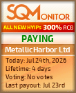 MetallicHarbor Ltd Project Status Button