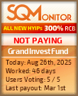 GrandInvestFund Project Status Button