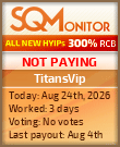 TitansVip Project Status Button