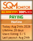 Horlino Project Status Button