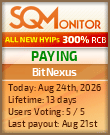 BitNexus Project Status Button