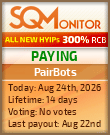 PairBots Project Status Button