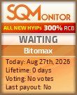 Bitomax Project Status Button