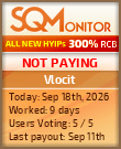 Vlocit Project Status Button
