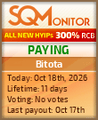 Bitota Project Status Button