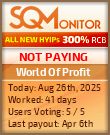 World Of Profit Project Status Button