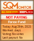Forex-Fund Project Status Button