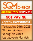 Captax Investment Project Status Button