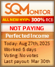 Perfected Income Project Status Button