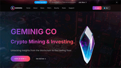 Вложить в GeminiCrypto Mining Ltd gemining.net