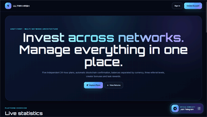 Посетить проект Ultra Hash ultrahash.live