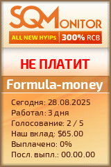 Кнопка Статуса для Инвест-Проекта Formula-money