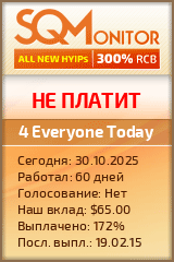 Кнопка Статуса для Инвест-Проекта 4 Everyone Today