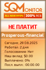 Кнопка Статуса для Инвест-Проекта Prosperous-financial