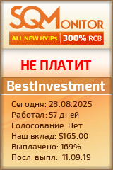 Кнопка Статуса для Инвест-Проекта BestInvestment