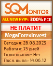 Кнопка Статуса для Инвест-Проекта MegaForexInvest