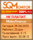 Кнопка Статуса для Инвест-Проекта Midasfinance
