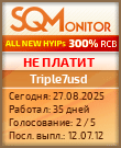 Кнопка Статуса для Инвест-Проекта Triple7usd