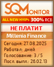Кнопка Статуса для Инвест-Проекта Millenia Finance
