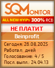 Кнопка Статуса для Инвест-Проекта Beinprofit