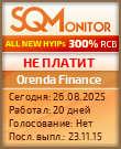 Кнопка Статуса для Инвест-Проекта Orenda Finance