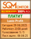 Кнопка Статуса для Инвест-Проекта Luxio Profit