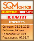 Кнопка Статуса для Инвест-Проекта HYIProfits