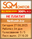 Кнопка Статуса для Инвест-Проекта Nethash.biz