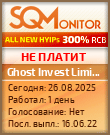 Кнопка Статуса для Инвест-Проекта Ghost Invest Limited