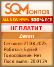 Кнопка Статуса для Инвест-Проекта Zevon