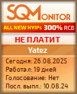 Кнопка Статуса для Инвест-Проекта Yatez